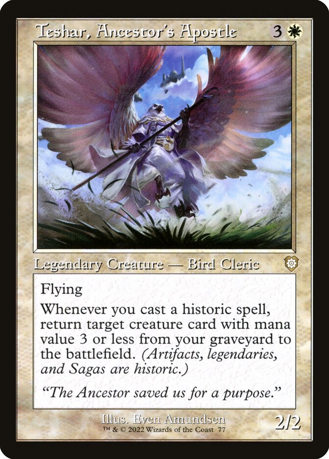 Teshar, Ancestor's Apostle brc 77