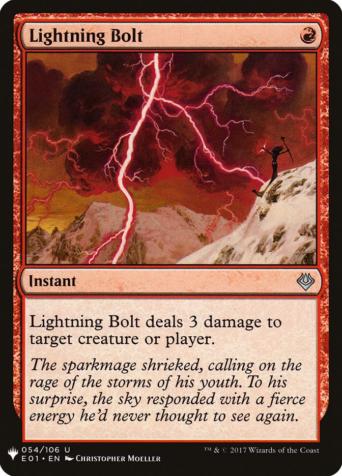 Lightning Bolt plst E01-54