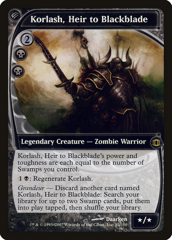 Korlash, Heir to Blackblade fut 87