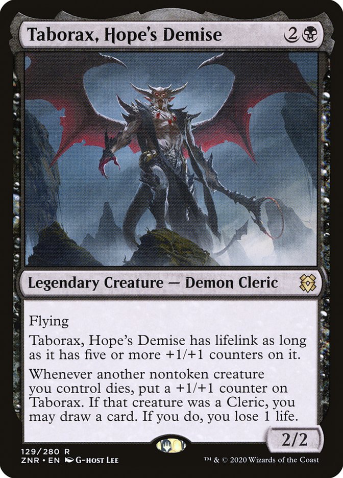 Taborax, Hope's Demise znr 129