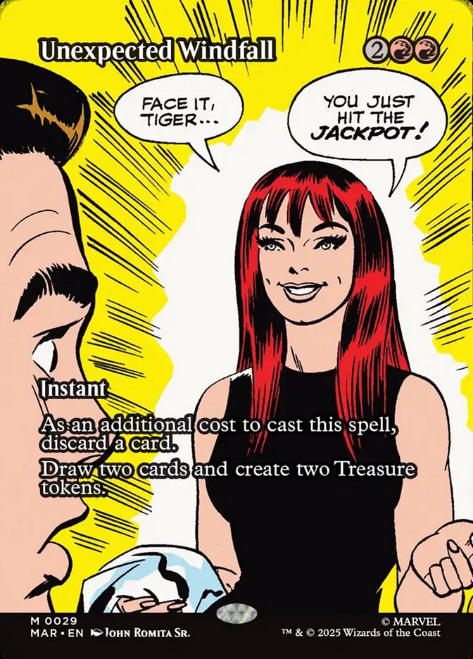 Unexpected Windfall mar 29