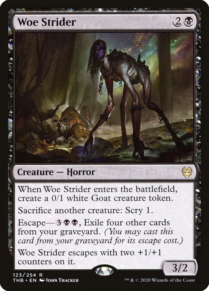 mtg goat cards Woe Strider - MTG Single Card