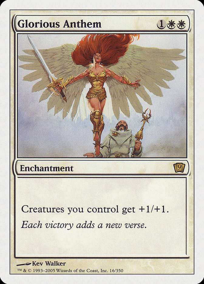 mtg anthem cards Glorious Anthem – Moon MTG