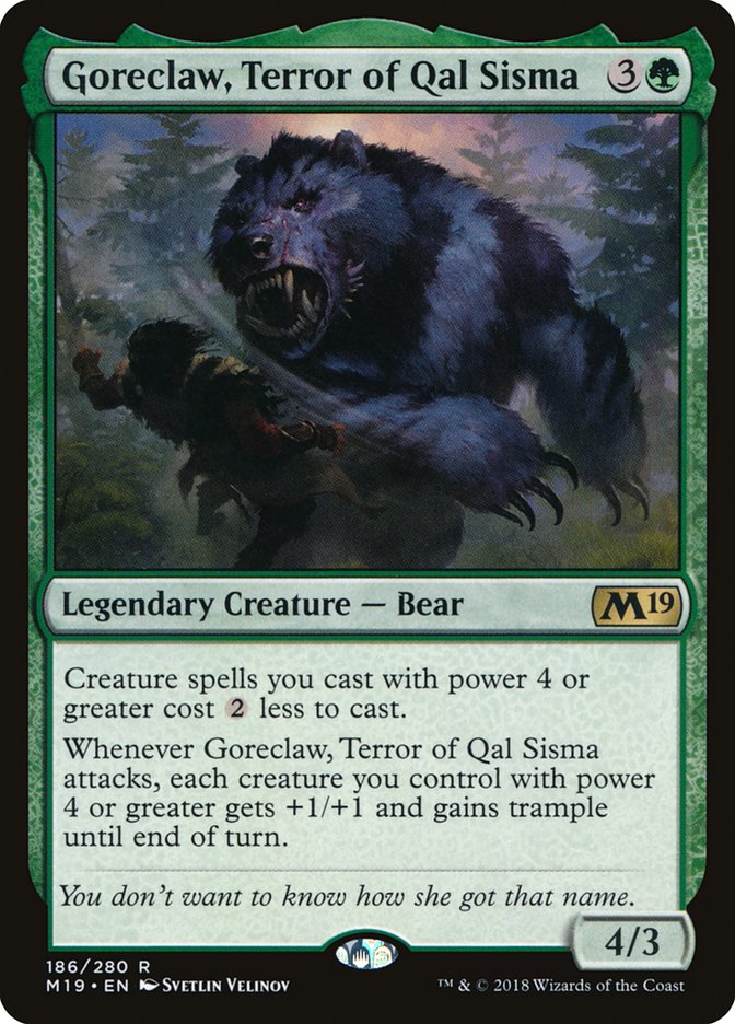 Goreclaw, Terror of Qal Sisma m19 186