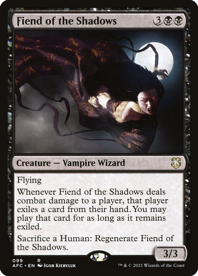 Fiend of the Shadows afc 99