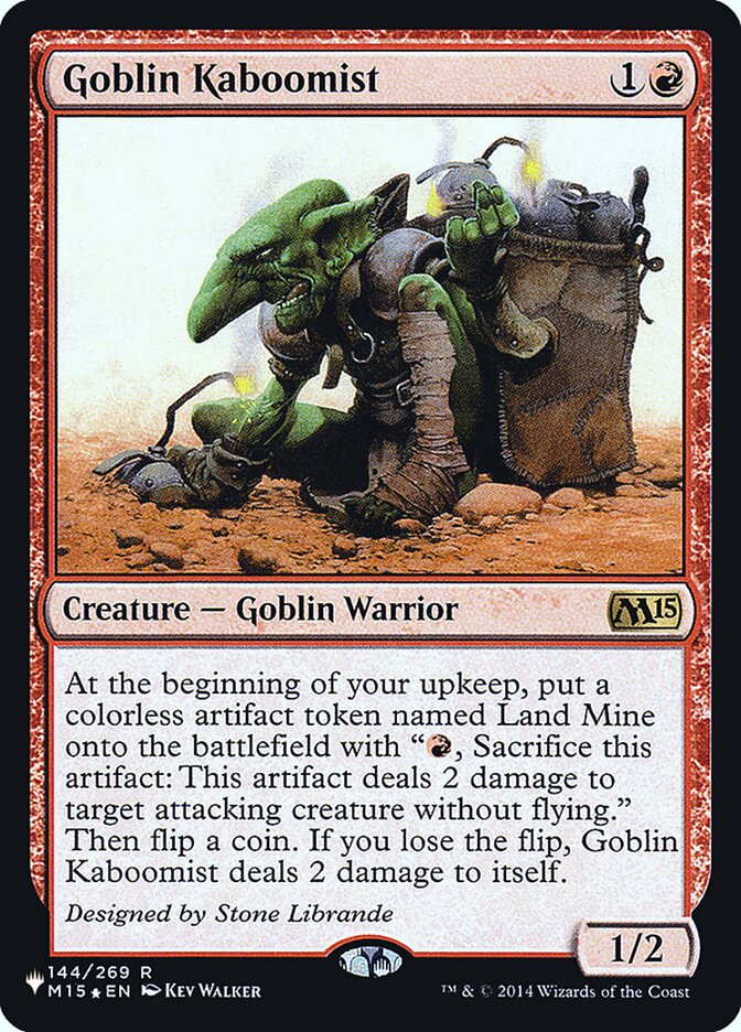 Goblin Kaboomist plst M15-144