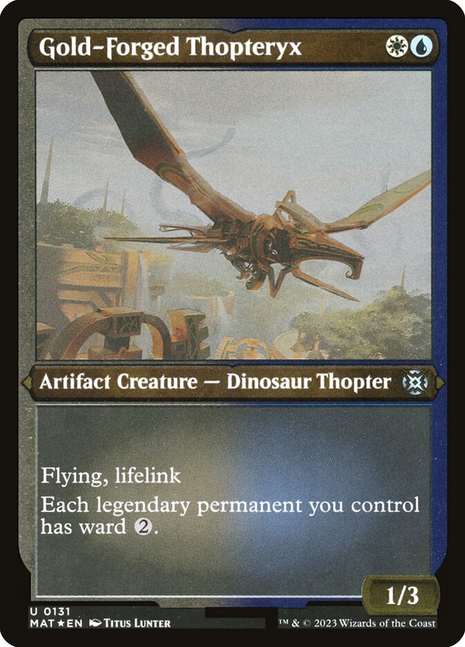 Gold-Forged Thopteryx mat 131