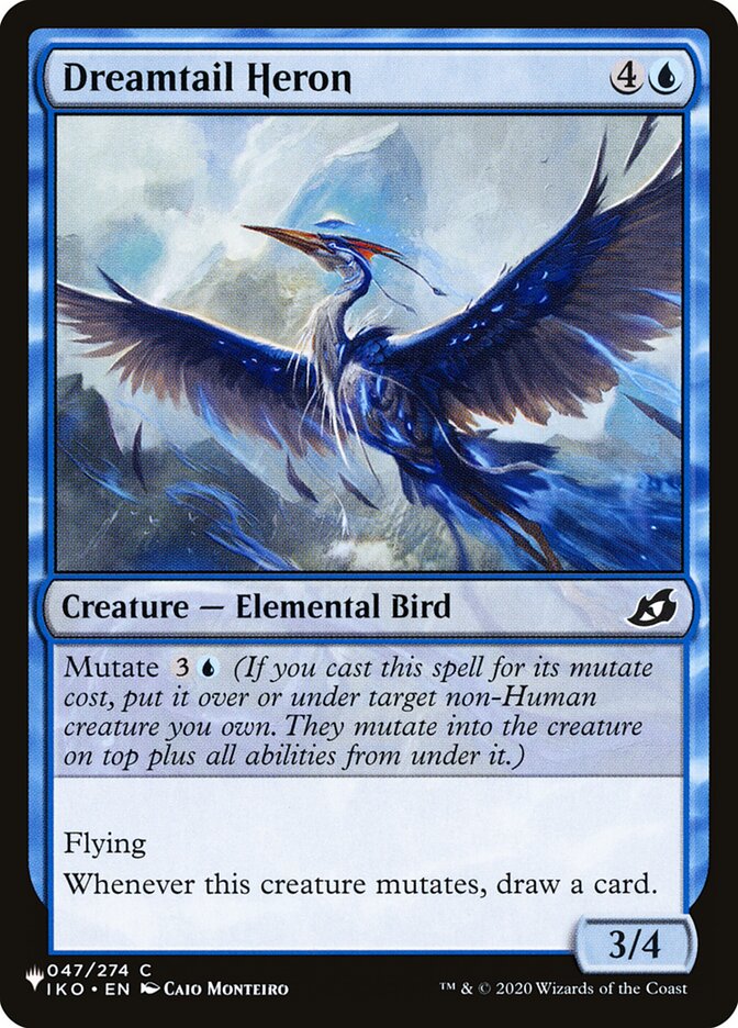Dreamtail Heron plst IKO-47