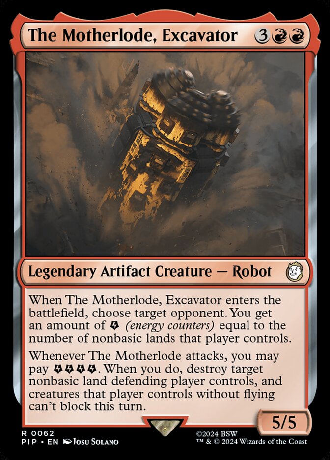 The Motherlode, Excavator pip 62