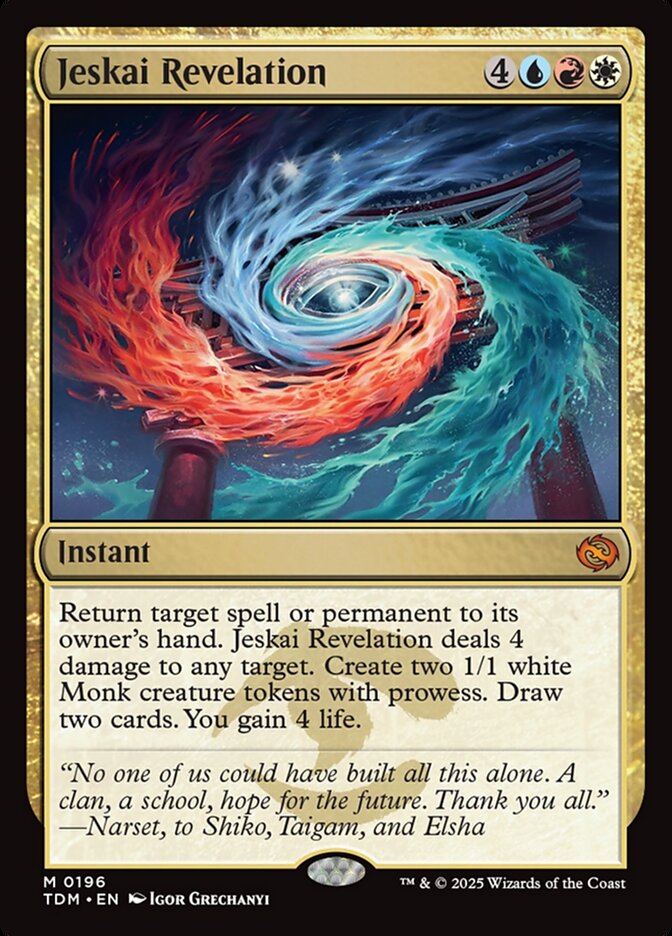 Jeskai Revelation tdm 196