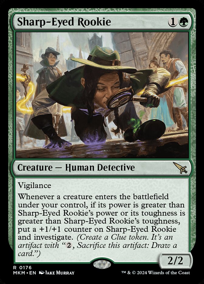Sharp-Eyed Rookie mkm 176