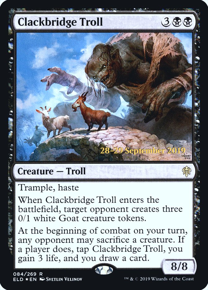 Clackbridge Troll peld 84s