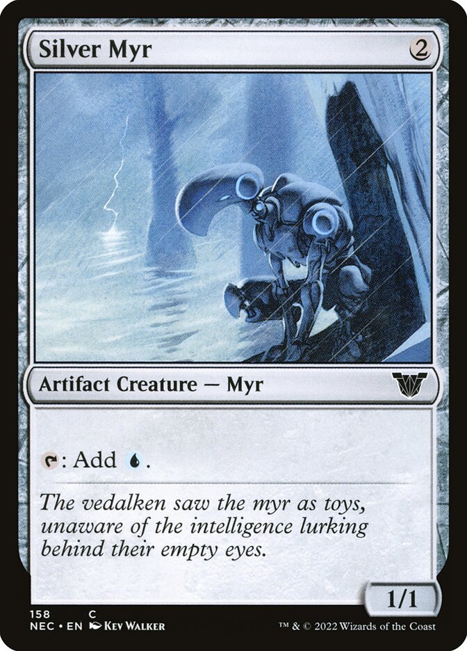 Silver Myr nec 158