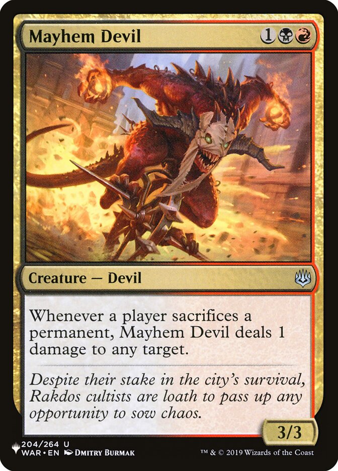 Mayhem Devil plst WAR-204