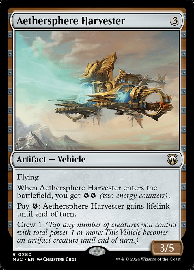 Aethersphere Harvester m3c 280