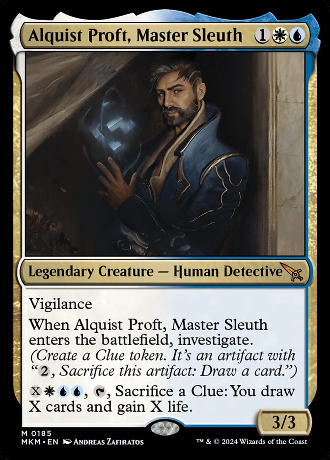 Alquist Proft, Master Sleuth mkm 185