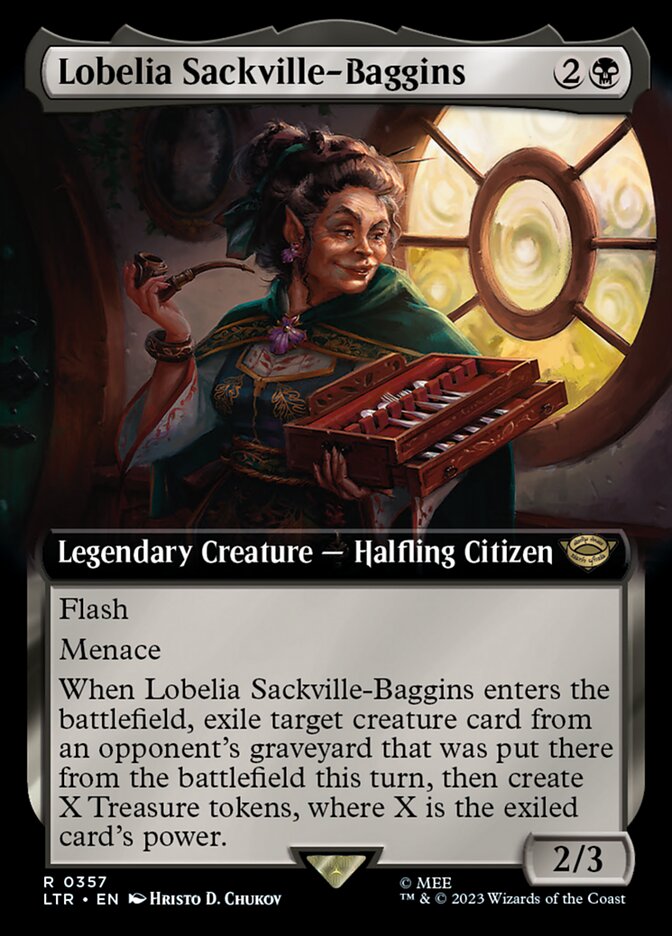 Lobelia Sackville-Baggins ltr 357