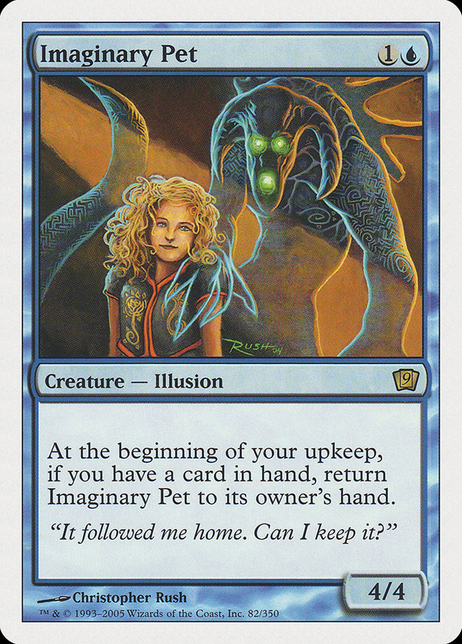 mtg pet cards Imaginary Pet – Moon MTG