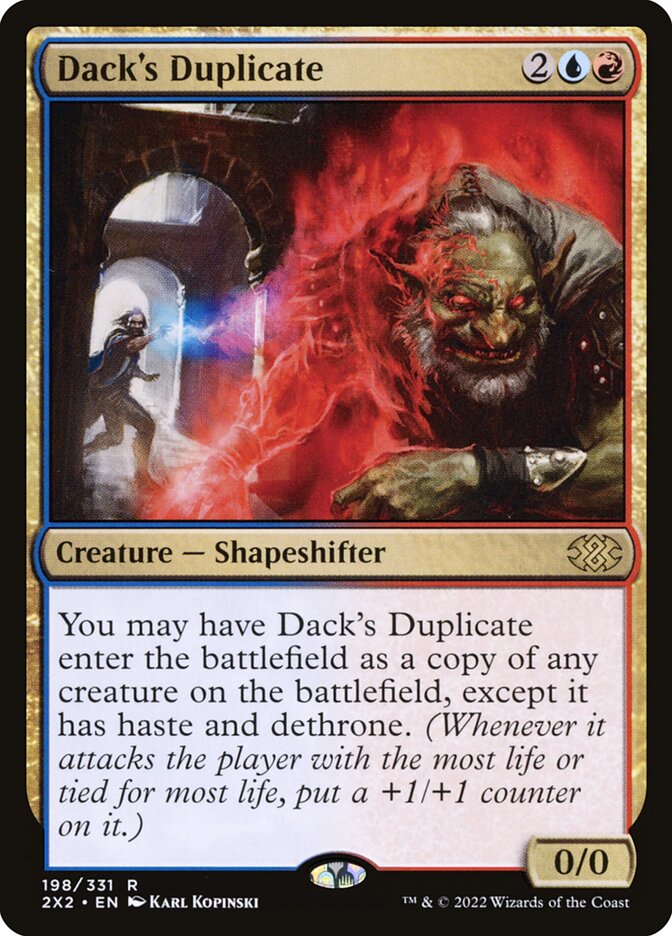 Dack's Duplicate 2x2 198