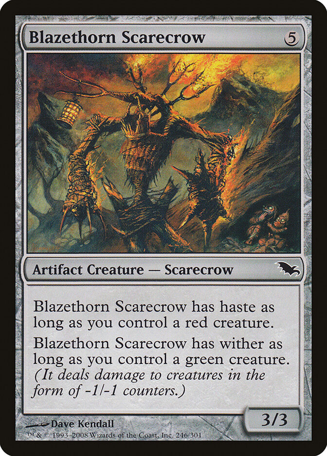Blazethorn Scarecrow shm 246