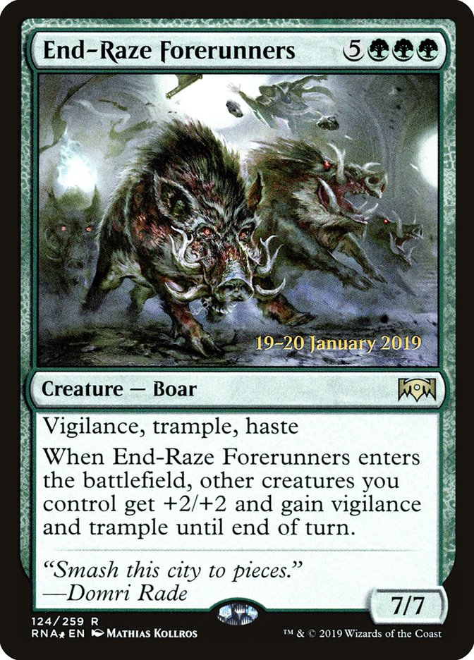 End-Raze Forerunners prna 124s