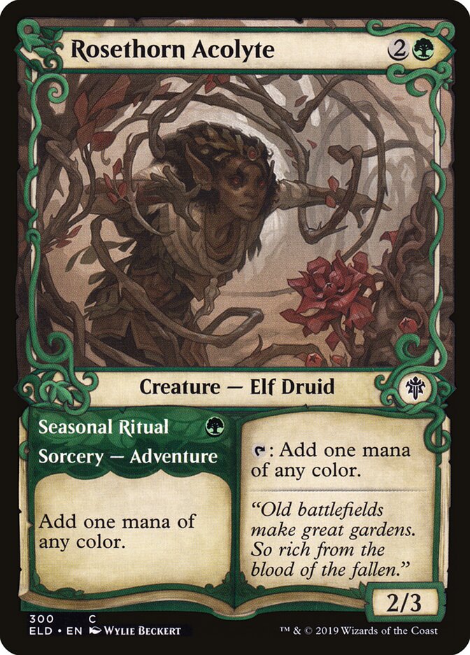 Rosethorn Acolyte // Seasonal Ritual eld 300