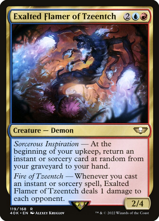 Exalted Flamer of Tzeentch 40k 119