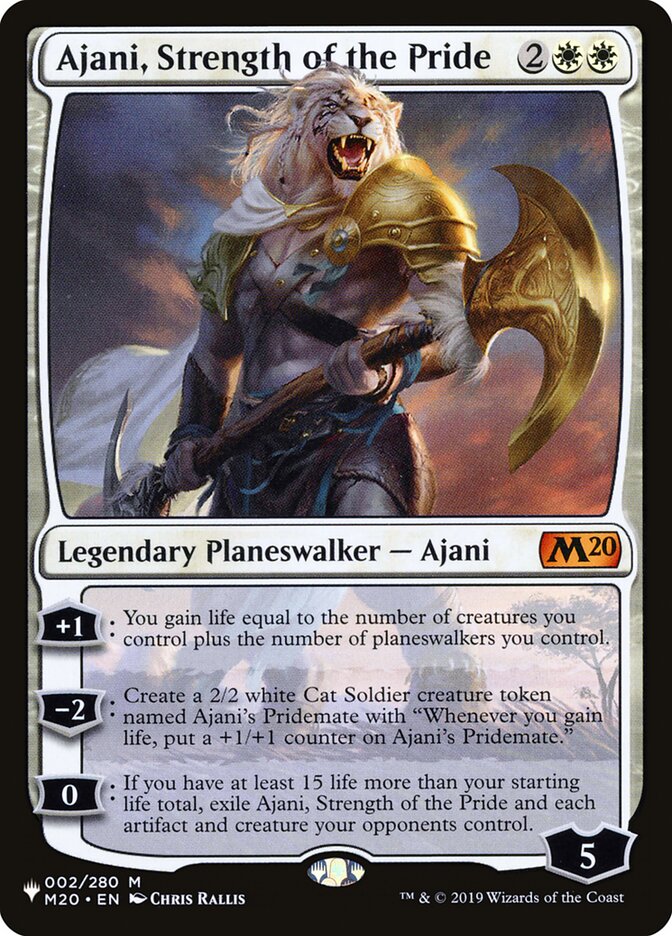 Ajani, Strength of the Pride plst M20-2