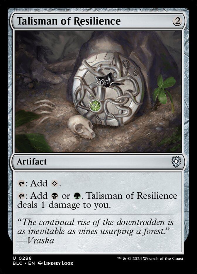 Talisman of Resilience blc 288
