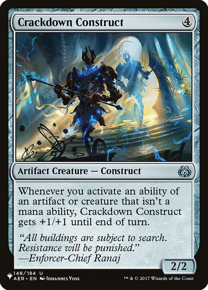 Crackdown Construct plst AER-148