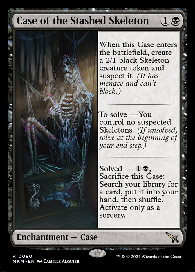 Case of the Stashed Skeleton mkm 80