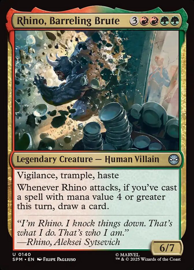 Rhino, Barreling Brute spm 140