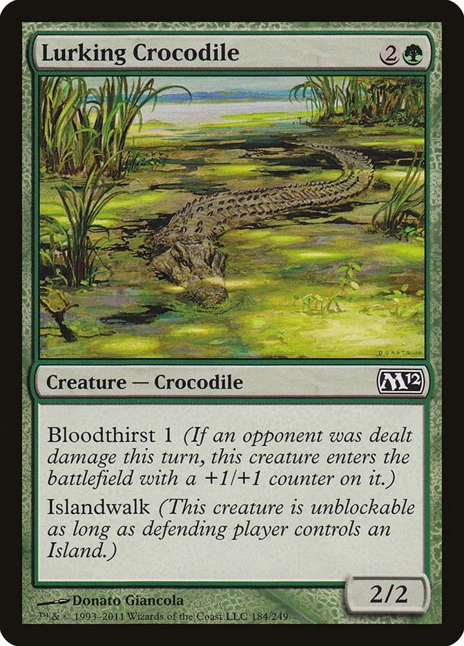 Lurking Crocodile m12 184