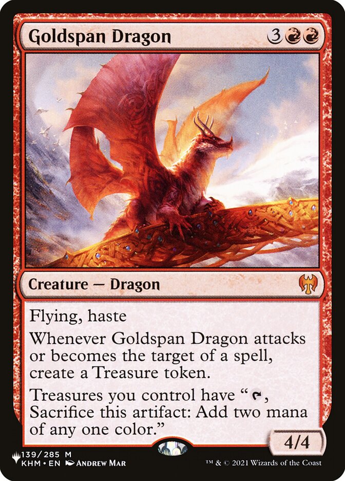 Goldspan Dragon plst KHM-139