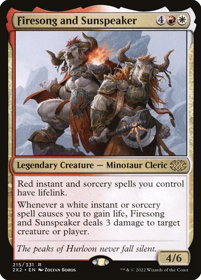 Firesong and Sunspeaker 2x2 215