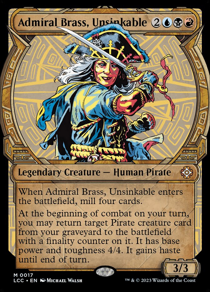 Admiral Brass, Unsinkable lcc 17
