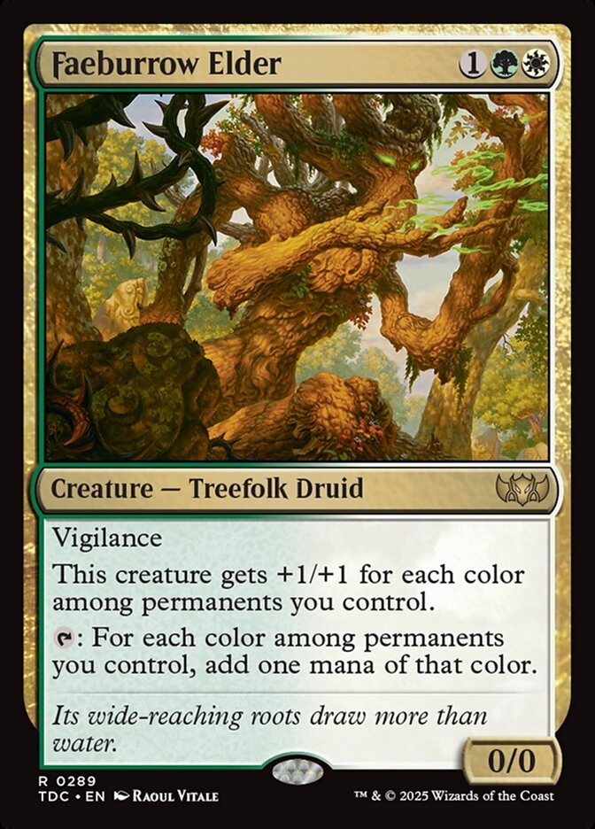 Faeburrow Elder tdc 289