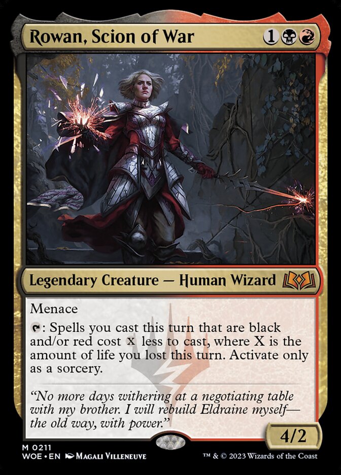 Rowan, Scion of War woe 211
