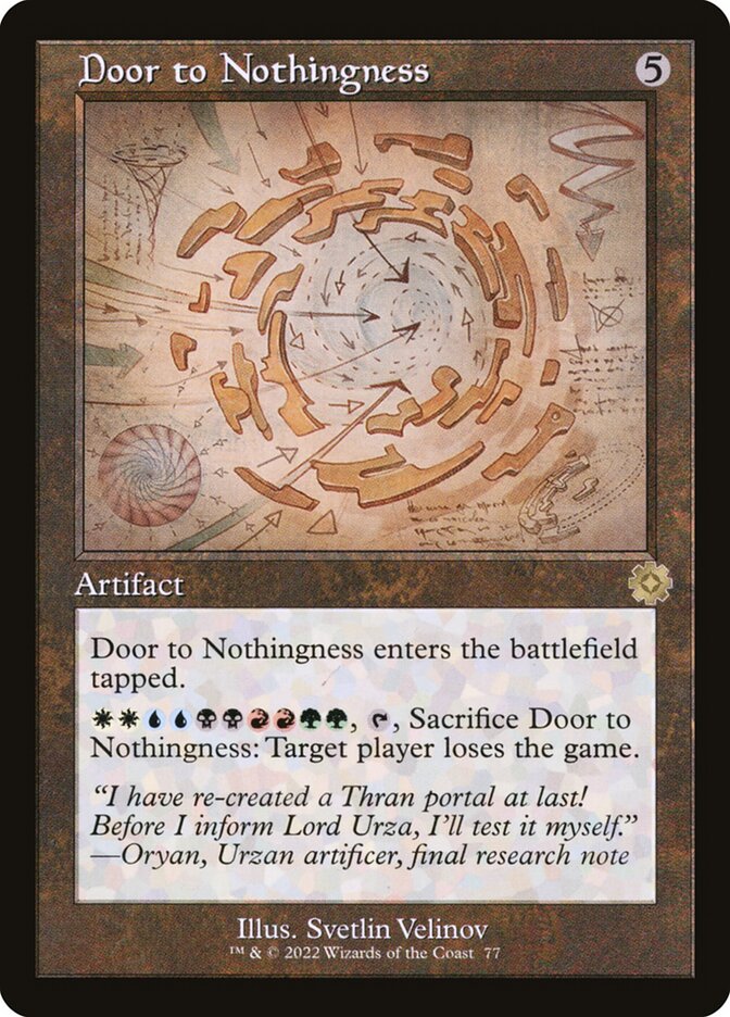 Door to Nothingness brr 77