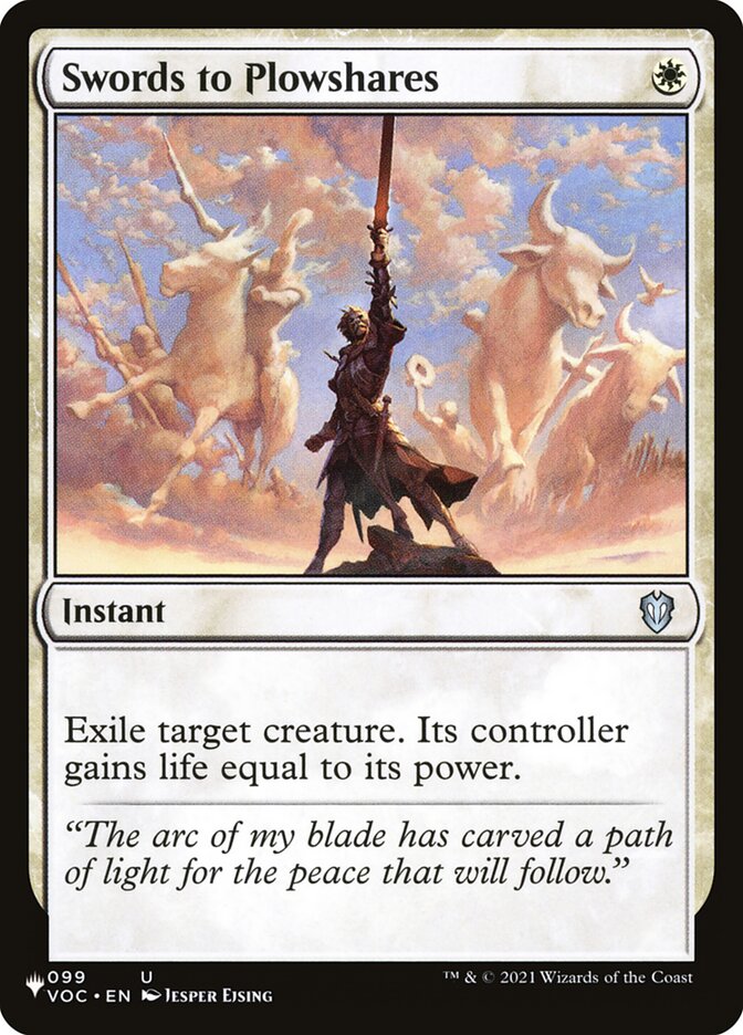 Swords to Plowshares plst VOC-99
