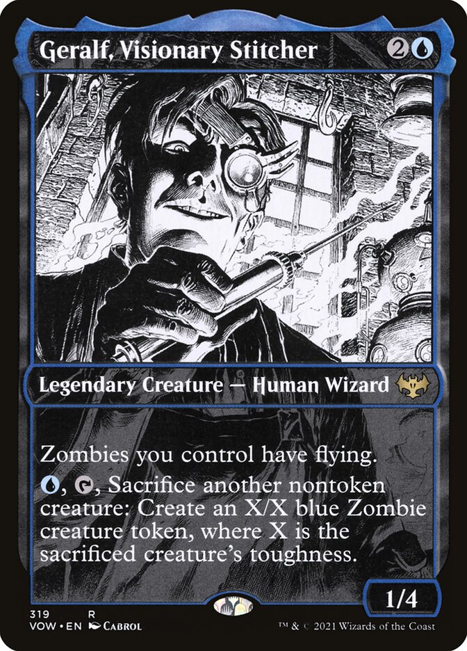 Geralf, Visionary Stitcher vow 319