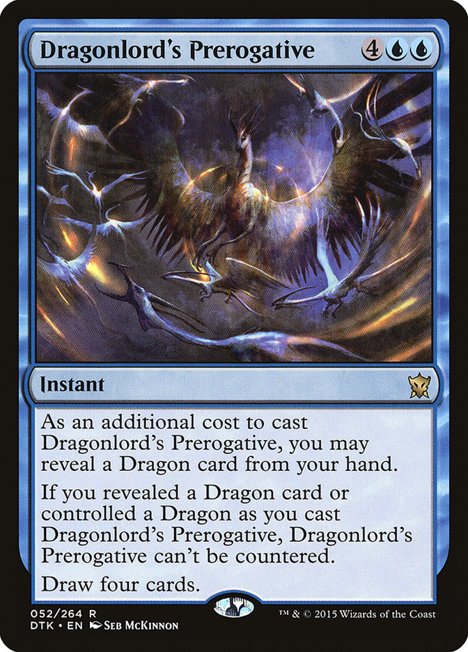 Dragonlord's Prerogative – Moon MTG