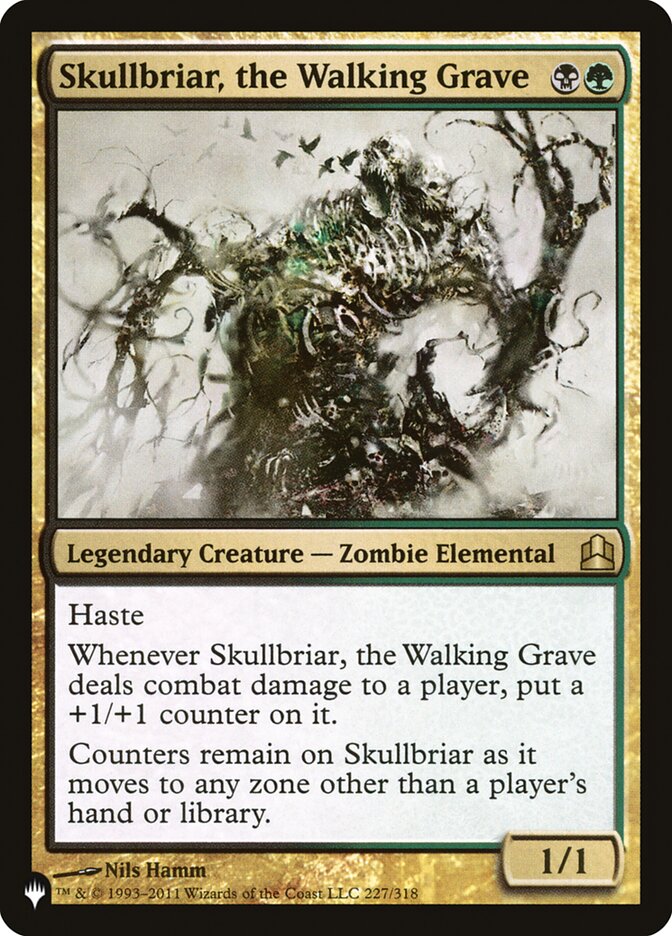 Skullbriar, the Walking Grave plst CMD-227