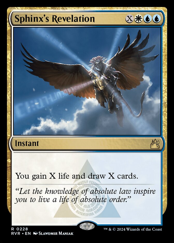 Sphinx's Revelation rvr 228