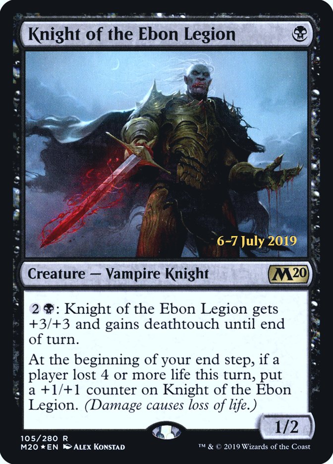 Knight of the Ebon Legion pm20 105s
