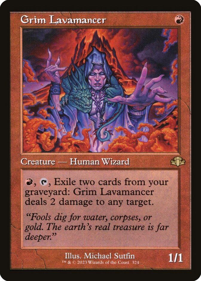 Grim Lavamancer dmr 324
