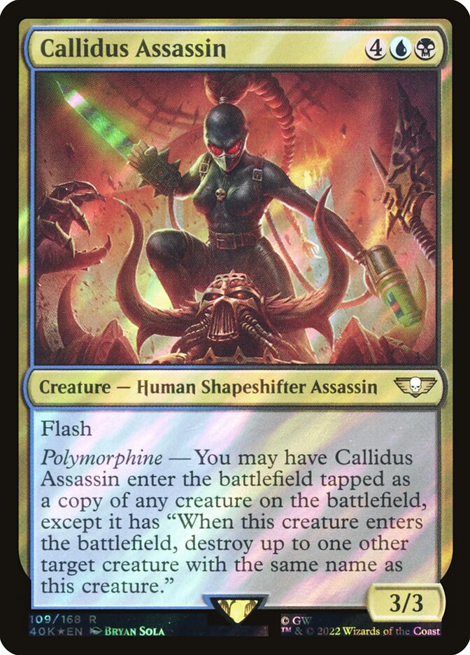 Callidus Assassin 40k 109★