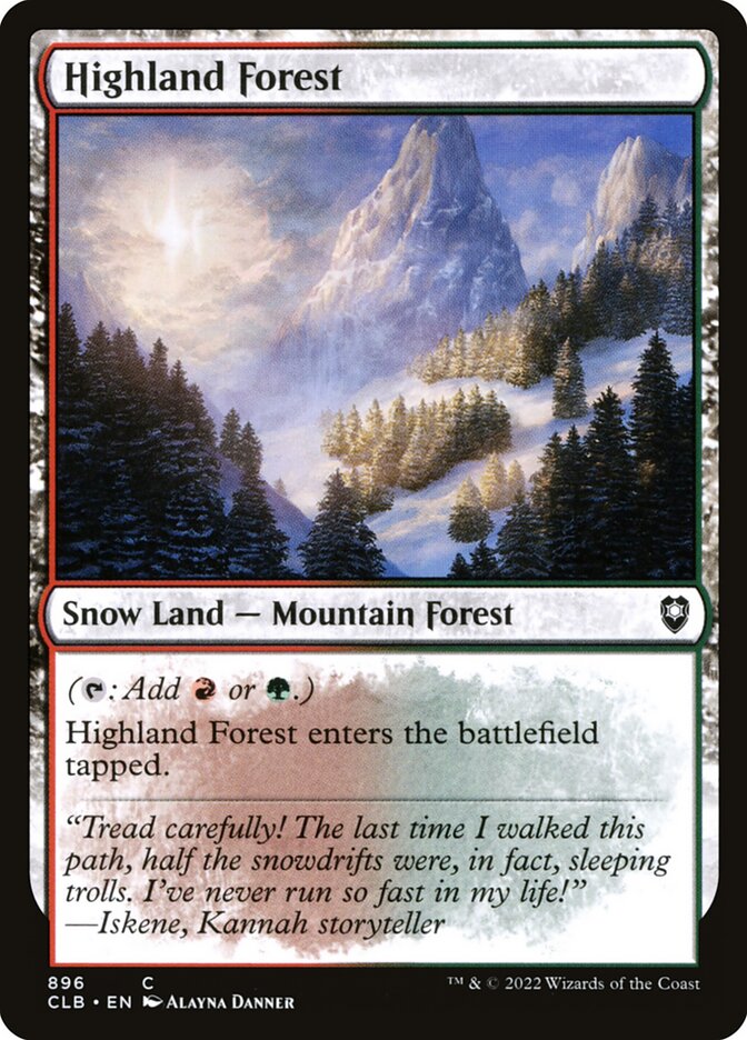 Highland Forest clb 896