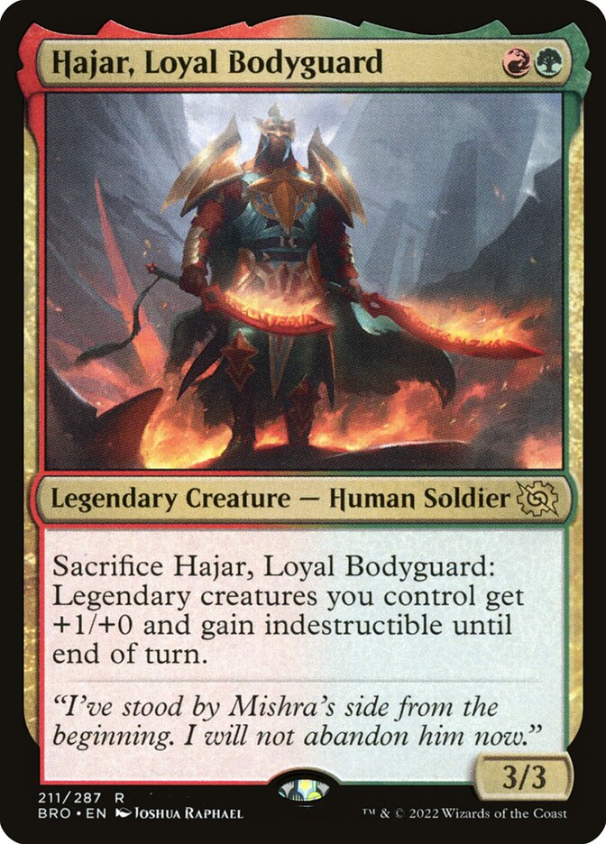 Hajar, Loyal Bodyguard bro 211