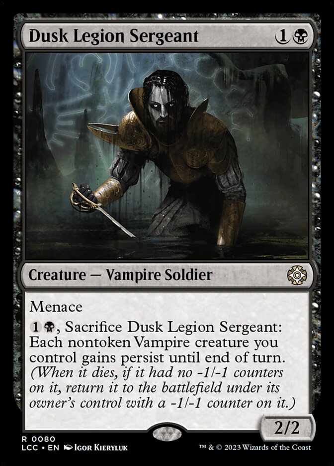 Dusk Legion Sergeant lcc 80